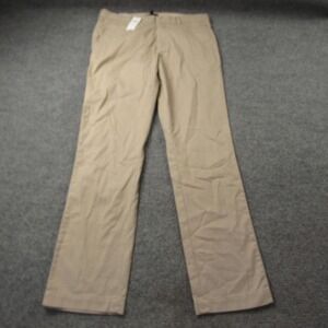Banana Republic Pants Mens 34x34 Khaki Aiden Chino Slim Fit Flat Front Cotton‎